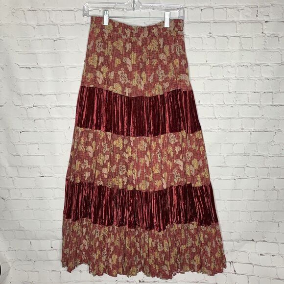 Lone Roo by Roper Red Vintage 90s Women’s Western Fringe Jacket w/ Skirt - Picture 8 of 15